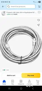 Ethernet Lan cable 5 meters