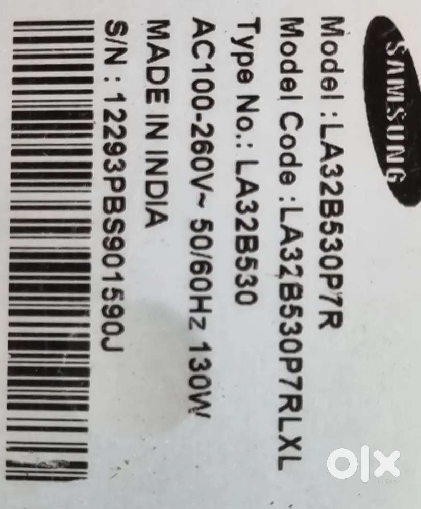 Samsung 55 Model no QA55Q60RAKXXL.