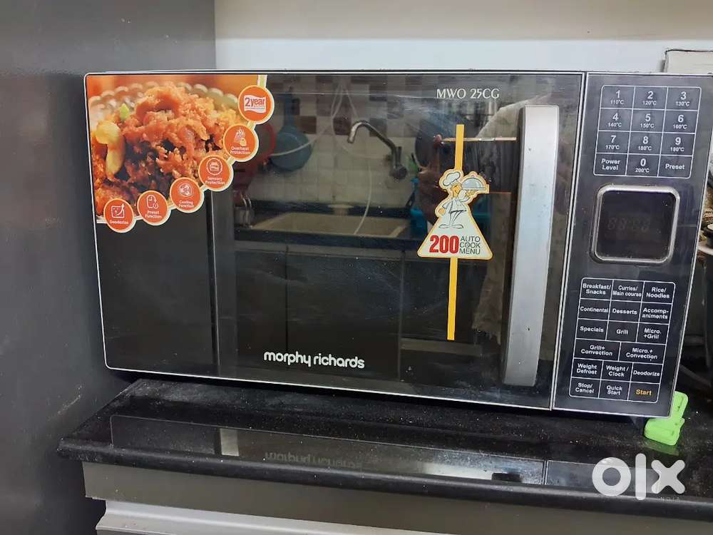 Microwave oven with grill and convection  mode