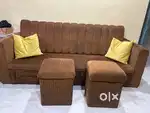 Sofa come bed set in new condition