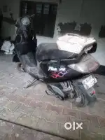 Black colour scooty