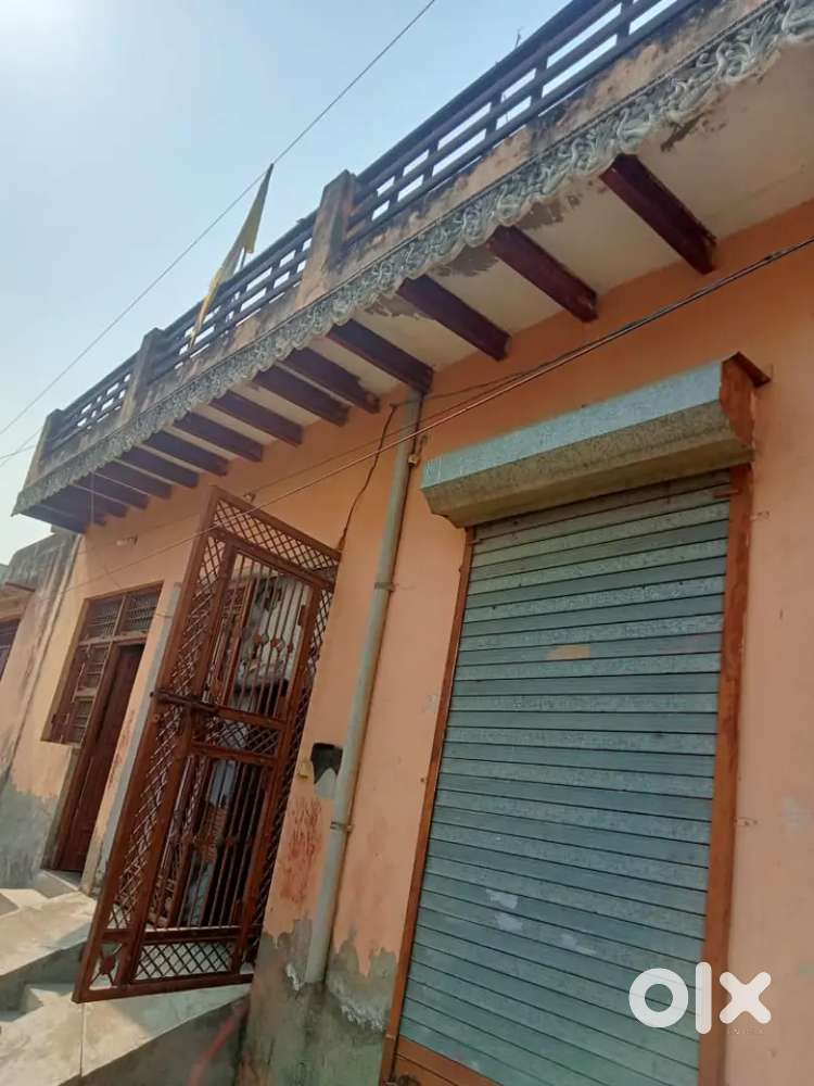 108 gaz house, L type, with one shop, connected with 2 streets