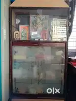 Show case with glass decoration total 2 peaces.