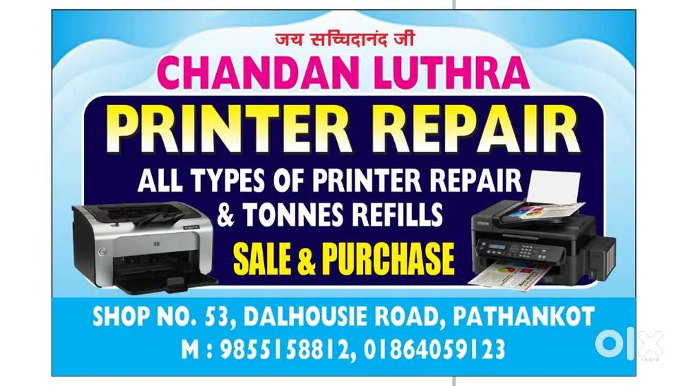 Printer repair and tonner refilling