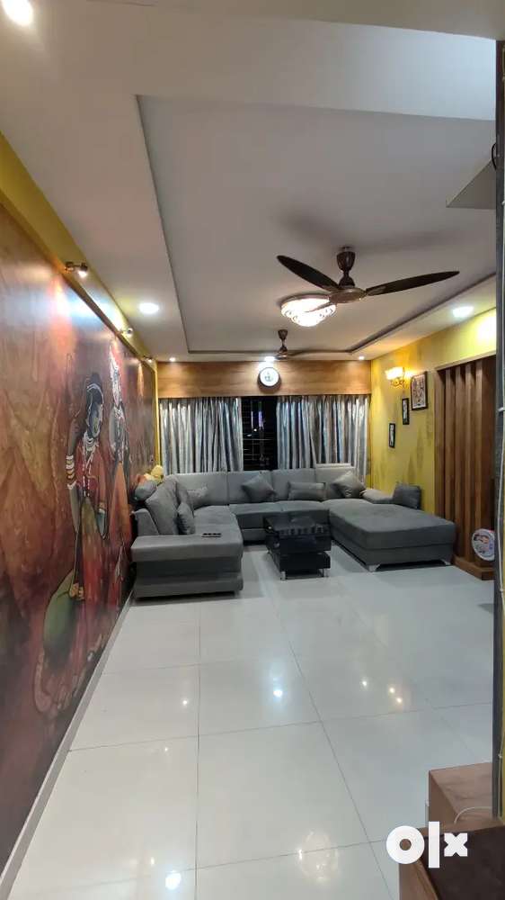 2 BHK Flat for sale Fully furnished in Dindoli