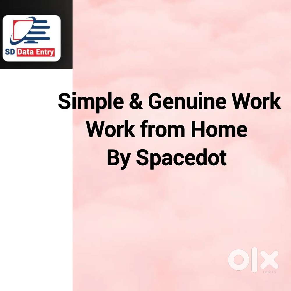 Simple Data Entry Work from Spacedot