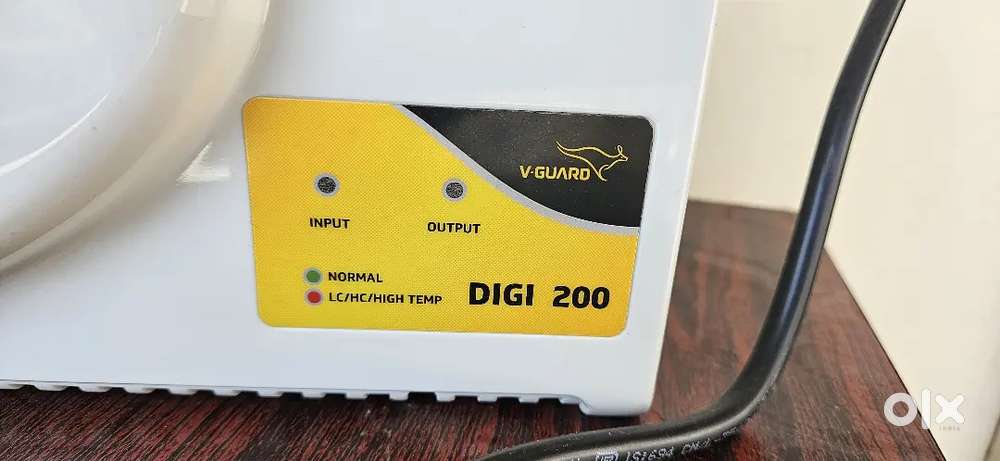 V Guard DIGI200 stabilizer with brand new condition.