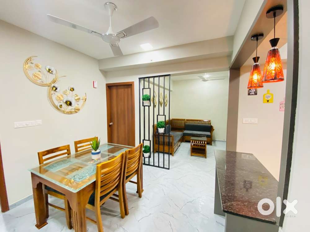 Fully furnished 3 BHK flat for rent in muvattupuzha