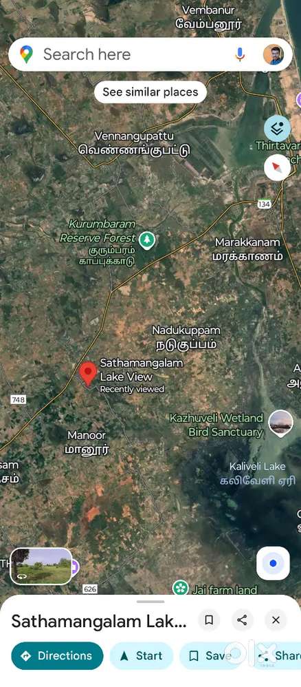 1200 sq Plot for Sale @ Satamangalam near Marakanam