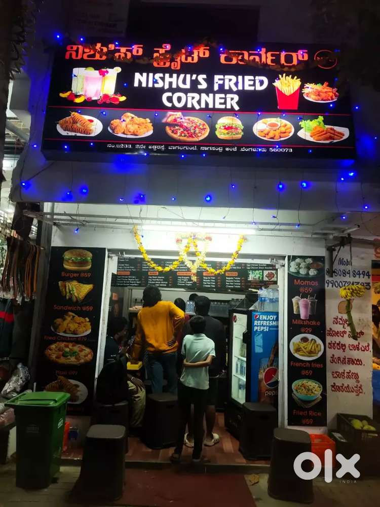 Running cafe for sale in prime location with Advance amount of 2lac