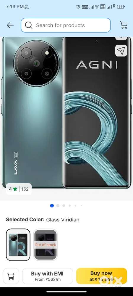 Agni 2 mobile phone with display problem