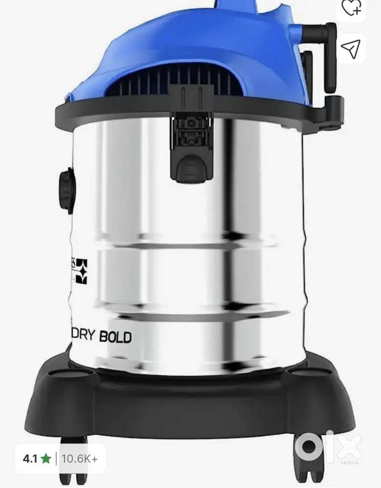 Eureka Forbes Powerful Suction,Blower function (Blue)