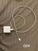 Original apple 20w type c adapter and cable