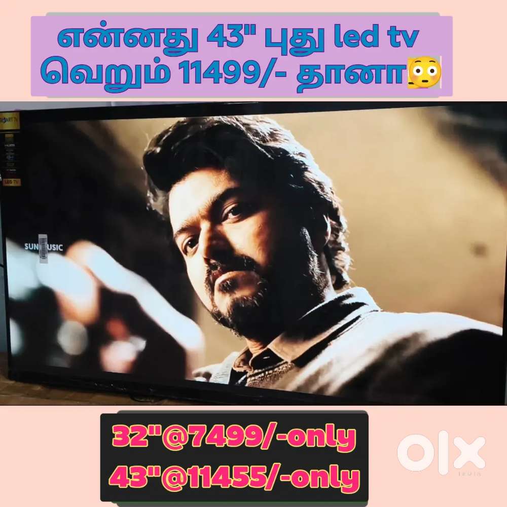 Clearance sales *_ sony new 43 inch smart led tv just 11233