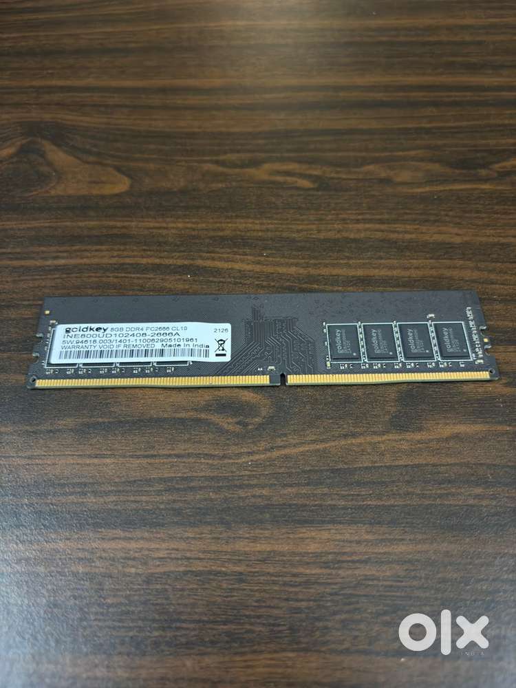 Goldkey 8GB DDR4 2666MHz Desktop RAM  PC4-2666  DIMM