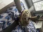 Fancy fan with led bulbs