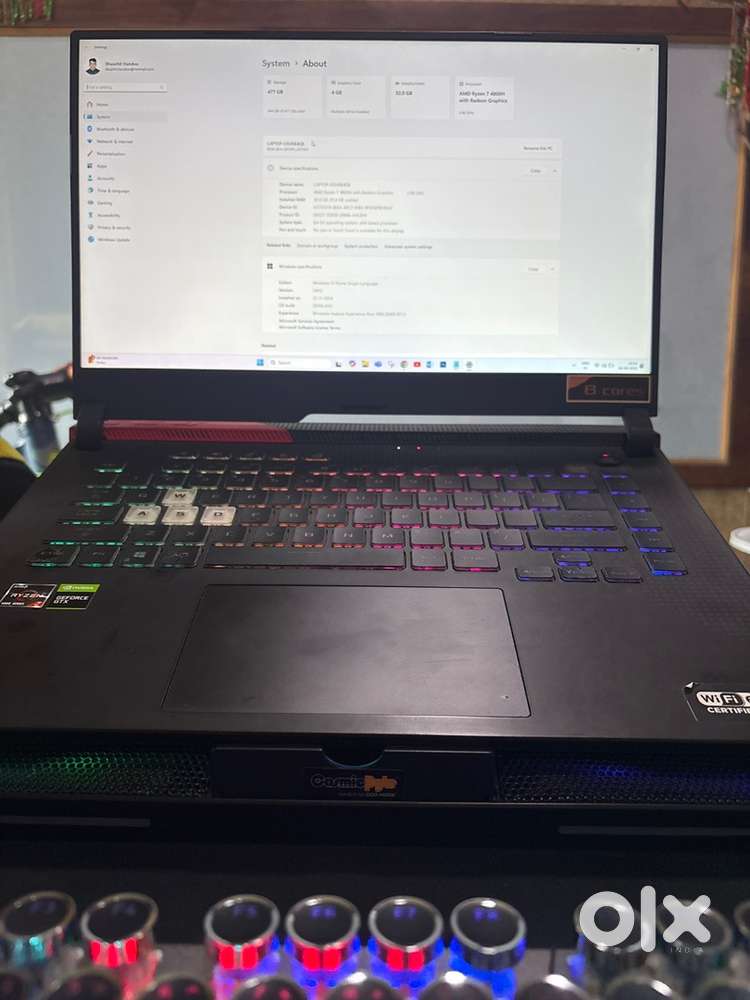 Republic of Gamers Laptop - good for making websites - Available