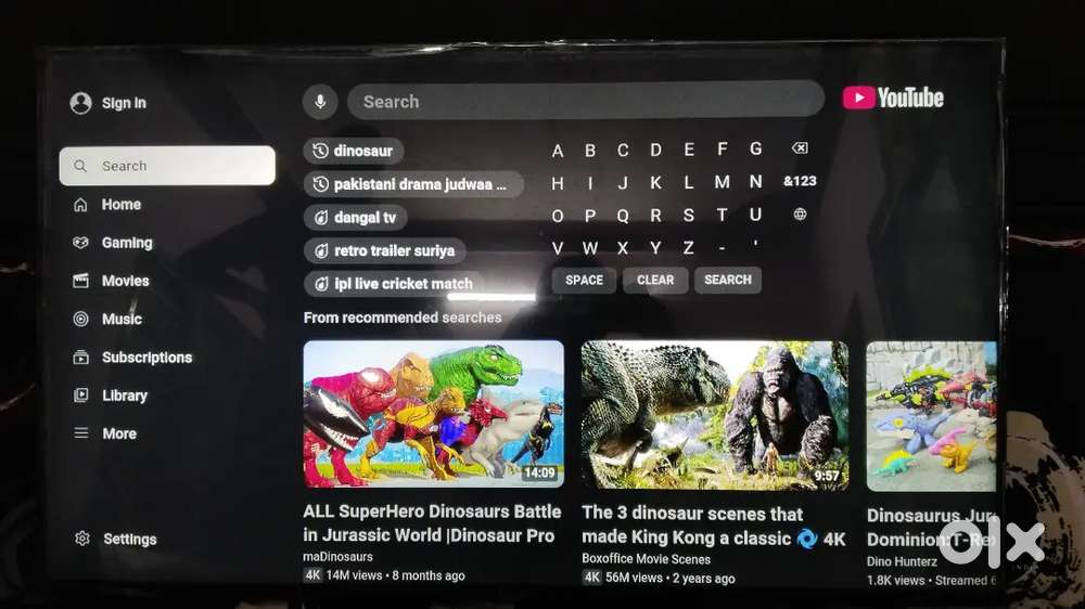 TCL 40 inches smart tv