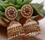 Pearl Jhumka Earrings for Girls and Women.