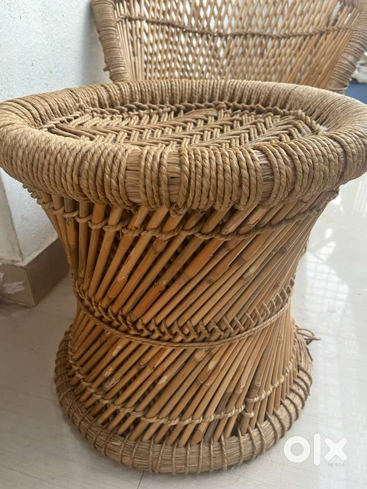 Jute chair and stool