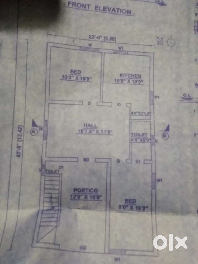2BHK house for sale in Balakrishnapuram Dindigul