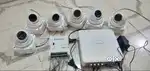 DELL 19 inch MONITOR, CCTV CAMERA 2 MP 6 NOS, 8 CH DVR, HIKVISON