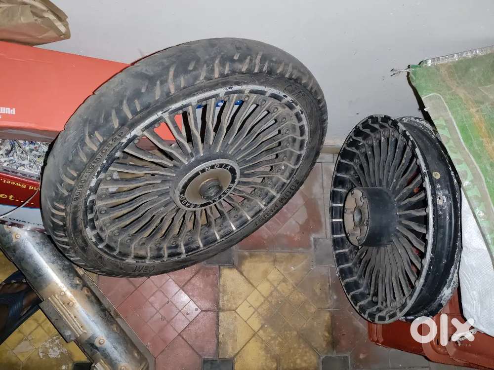 Royal Enfield classic alloy wheels double disk