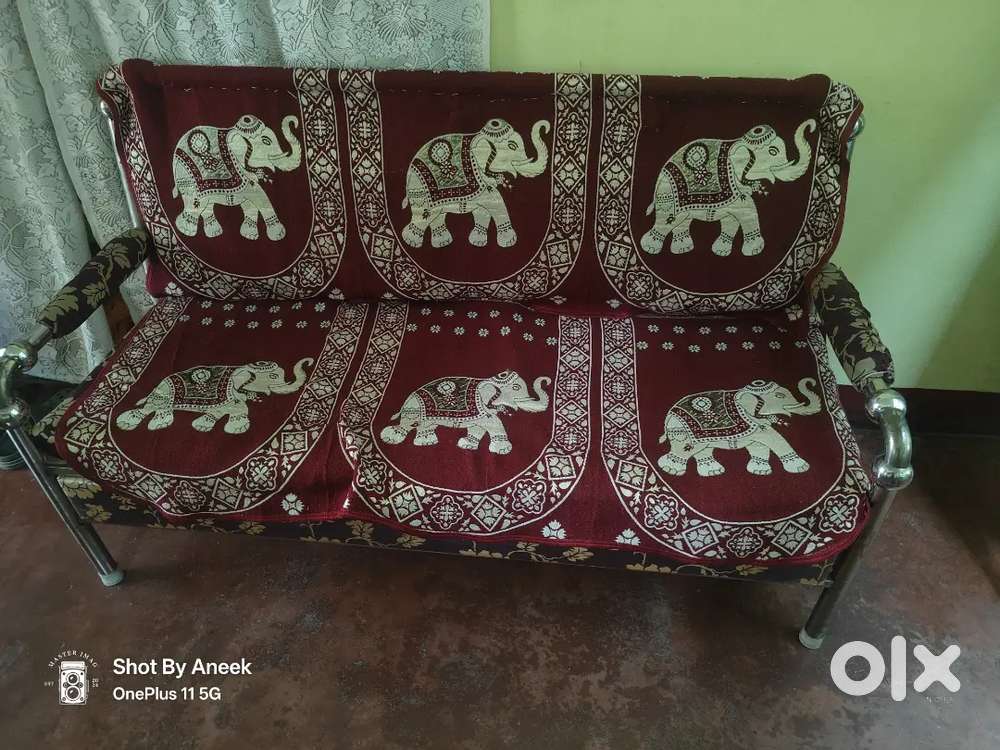 Stainless steel sofa