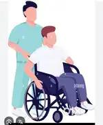 Clinic chair for handicaps
