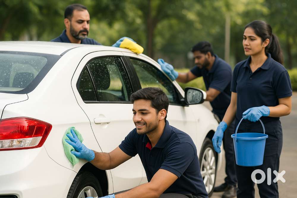 work of car cleaning