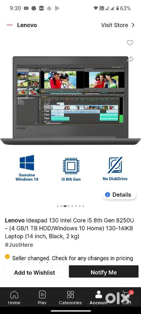 Lenovo laptop 14 inch