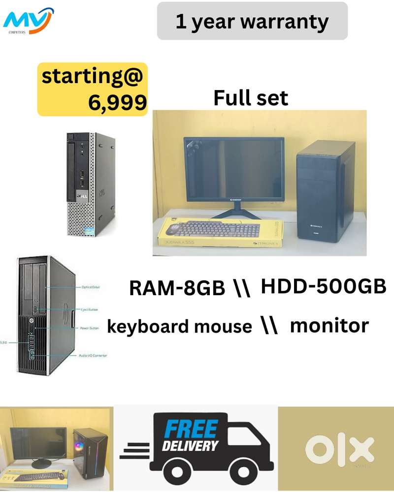 Windows OS  MS Office  Adobe Reader  All Basic Software Loaded