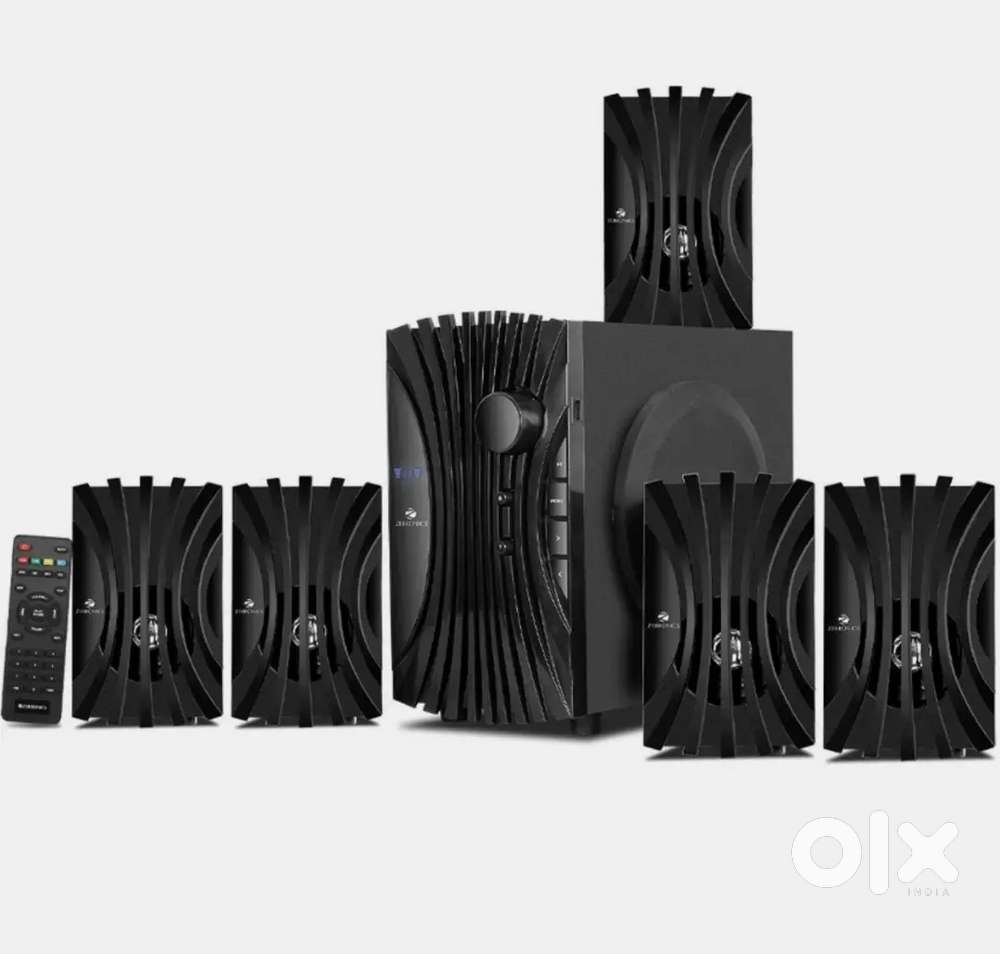 ZEBRONICS Zeb-Twist 5.1 90 W Bluetooth Speaker (Black, 
5.1 Channel)