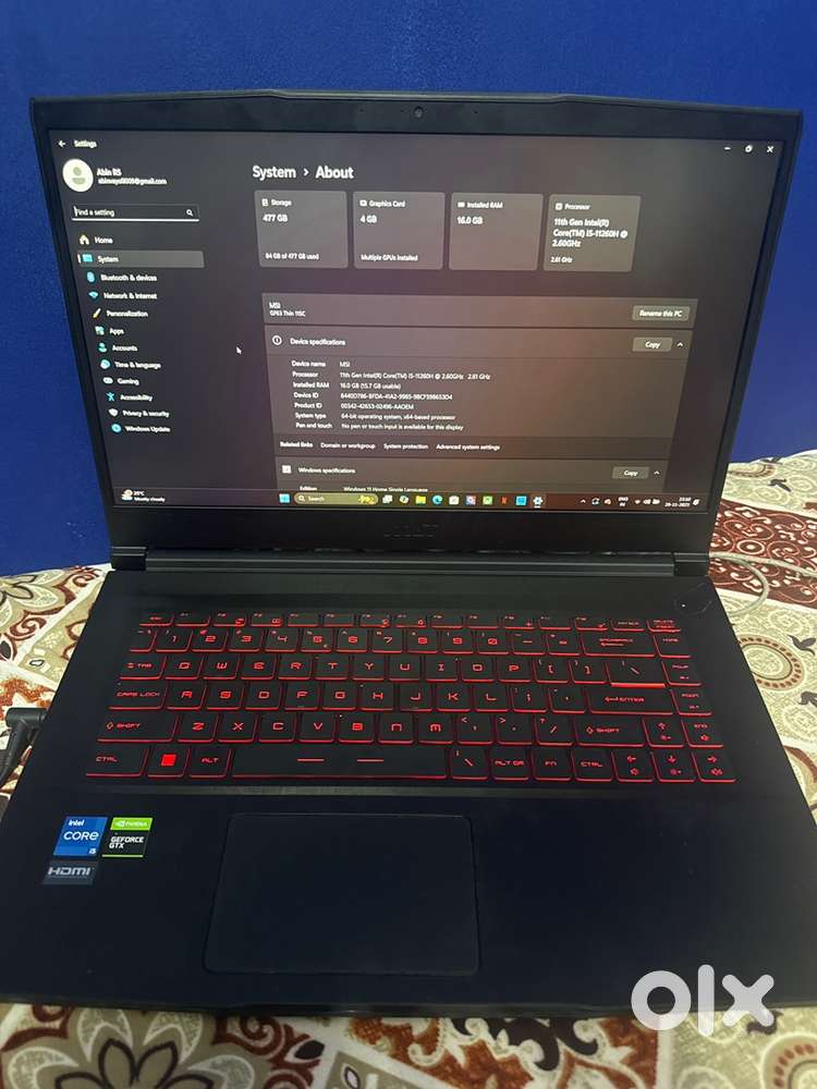 MSI GF63 Thin 11SC