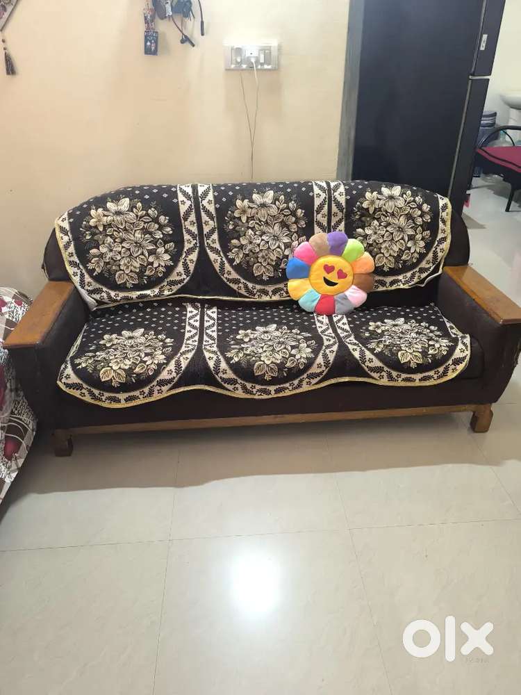 Wooden sofa set