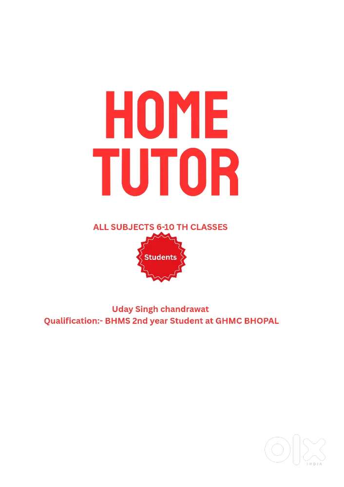 Home tution for 6-10th class students