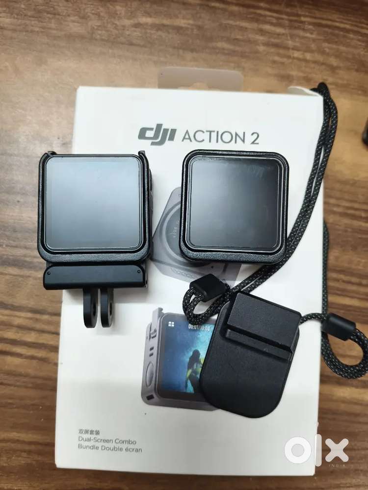 Action camera dual display new condition full kit