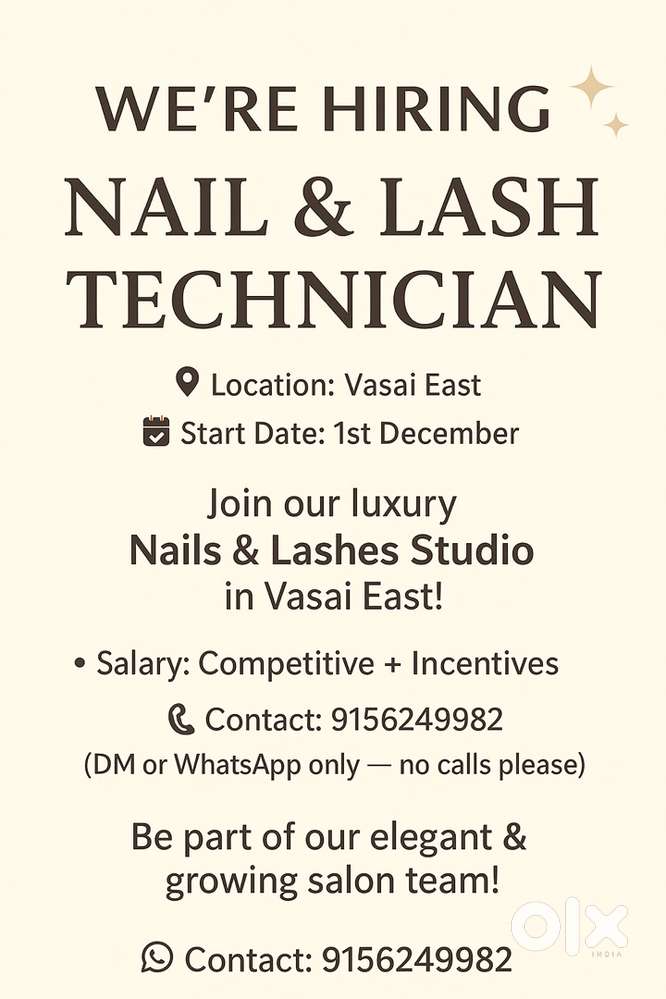 Nail technician & lashes