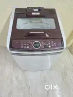 Samsung top load meroon top white body fully automatic washing machine