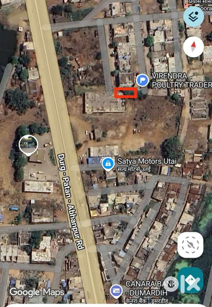 उतई मेन रोड से लगा diverted प्लाट  मात्र 1650/ स्केयर फिट