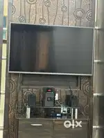 Haier 55 4k T.V. With Zebronics Home Theatre