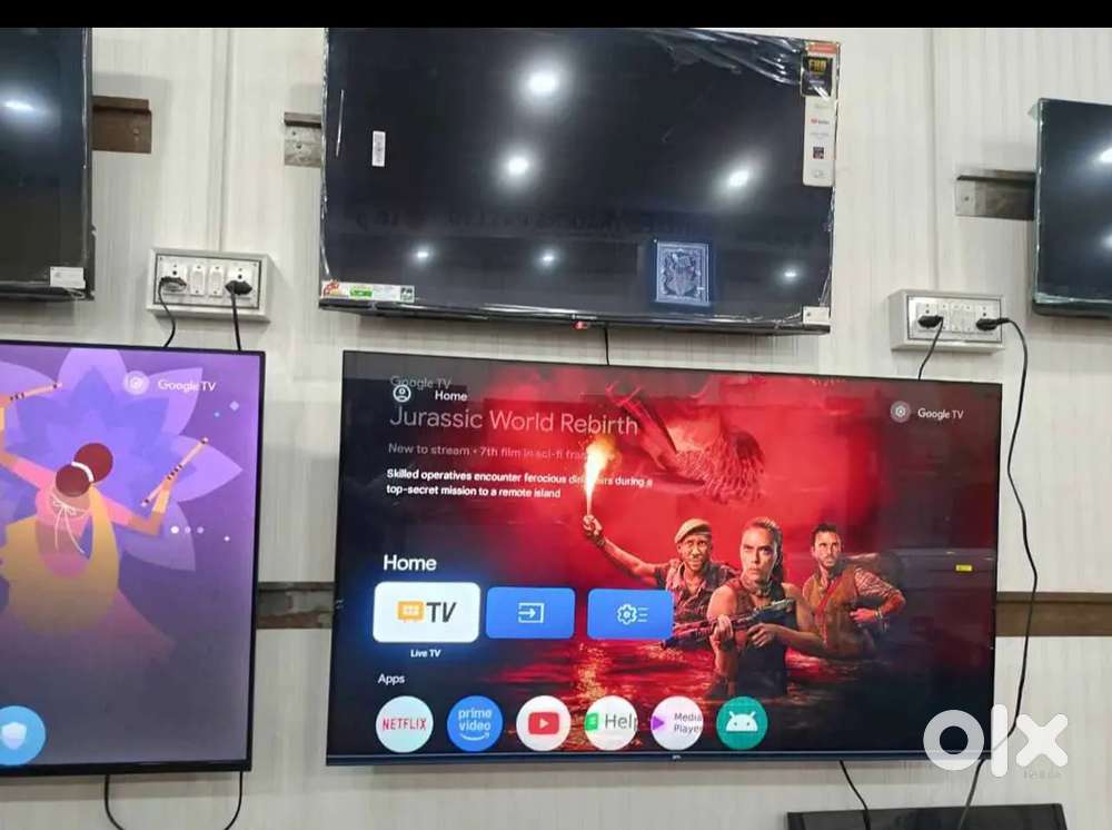 40 inch smart android frameless led tv with live 600 channel free