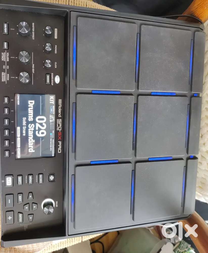 Roland Spd Sx octapad, Zildjian cymbals Tama