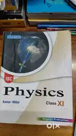 Physics class 11th isc book for sell