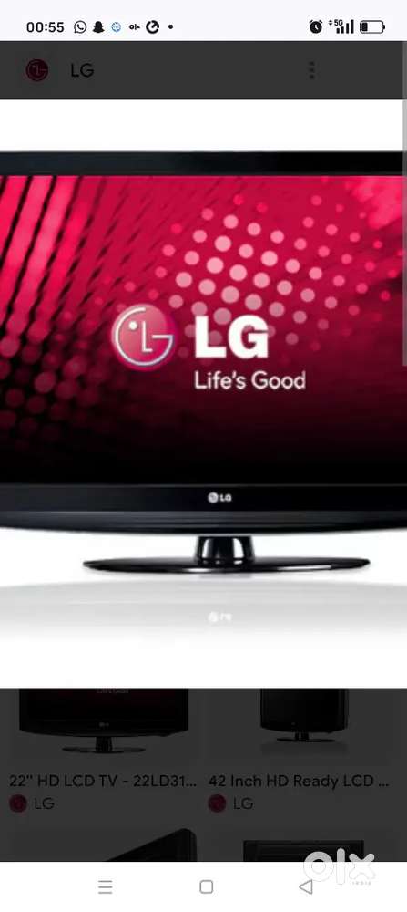 LG LCD TV 26 inch And VU 32 INCH LED TV