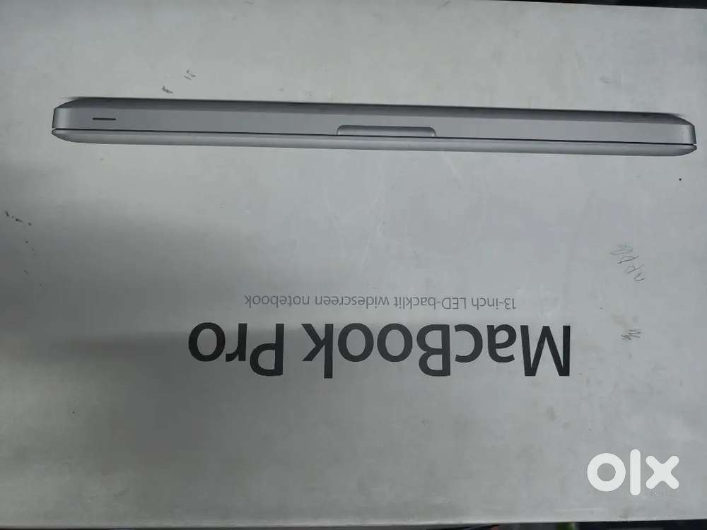 Macbook pro with box and charger very less used