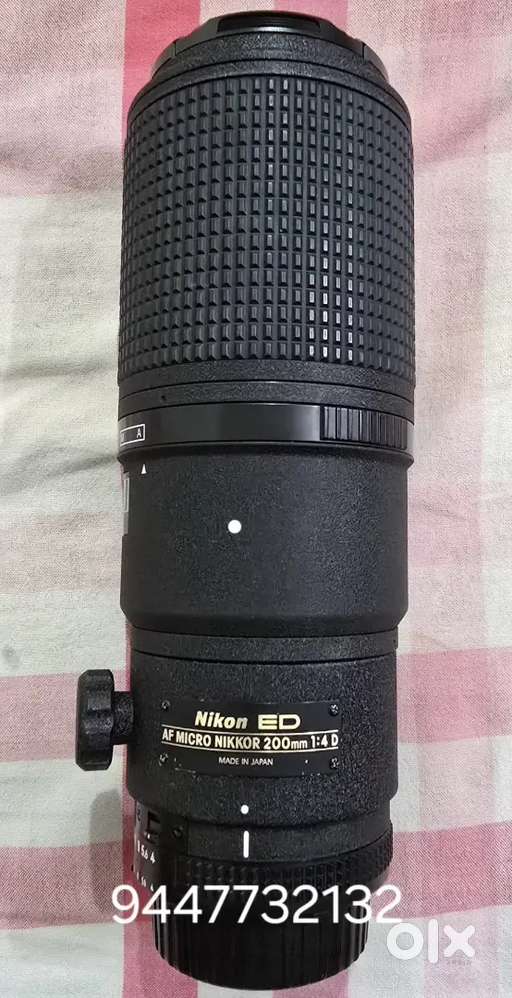 Nikon AF Micro 200mm f4DIF ED Lens
