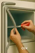 Refrigerator (fridge) door gasket we repaired