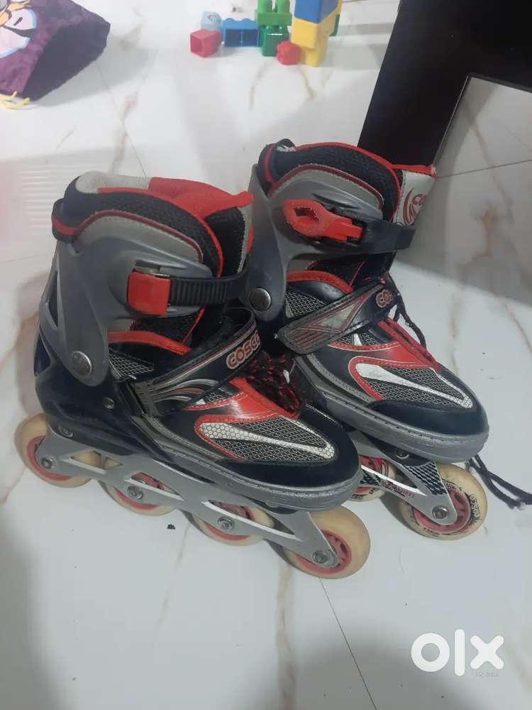 Cosco inline skates for kids 6-12 yrs with free guards and helmet