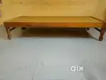 Wooden single bed